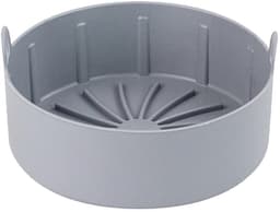 Elkuaie Silikon Pot Liners - Airfryer Siliconen Bakje Ronde - 16cm Wiederverwendbaar voor Meeste Modellen - 1 - Keuken - Grijs — thumbnail 1