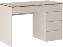 Vente-unique Bureau - 5 lades - Beige en goudkleurig - VUKIA van Pascal Morabito — thumbnail 3