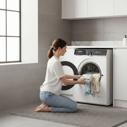 Heinner HWM-M1214IVKA+++ Wasmachine 12 kg – 1400 tpm – Inverter – Energieklasse A – 14 Programma’s – 15 min Snelprogramma – Stoomfunctie – Touchbediening – Wit – 5 Jaar Garantie — thumbnail 8