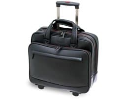 Davidt's Trolley Tas- 15.6 inch - Zwart - Zakelijke Laptoptrolley - Dames / Heren Laptop Trolley - Business Koffer