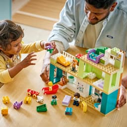 LEGO DUPLO - 3-in-1 modern woonhuis met figuren Constructiespeelgoed — thumbnail 5