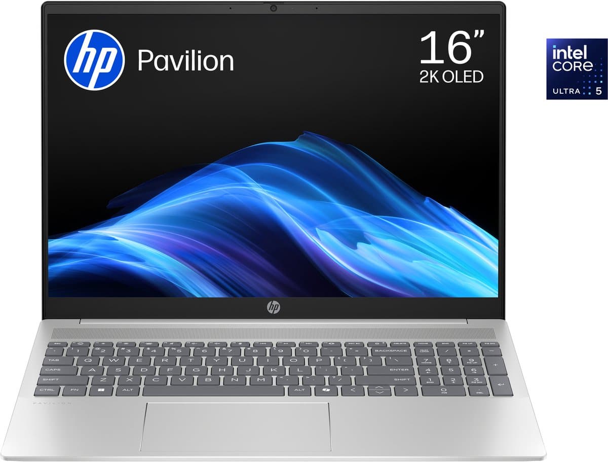 HP Pavilion 16-af0738nd - Laptop - 16 inch - OLED - 1.77 KG - Intel® Core™ Ultra 5 Processor 125U - 16 GB/512GB - Windows 11 Home — afbeelding 1