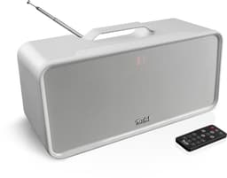 Teufel BOOMSTER 4 - Robuuste 2.1 bluetooth-speaker met DAB+ en FM-radio - Tot 23 uur batterijduur - Spatwaterbescherming, USB-C - Moon Gray — thumbnail 3