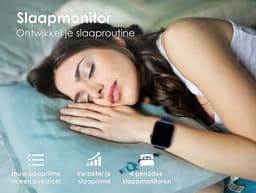 Voltic® Smartwatch Blauw - Dames & Heren Sporthorloge - Android & iOS - Waterdicht Horloge - Sport & Gezondheidstracker - 47mm — thumbnail 4