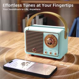 Draagbare Bluetooth Luidspreker Mini Luidspreker Cadeau Jongens 10-12 Jaar Verjaardagscadeau Tiener Jongens AUX, TF Kaart, USB Mini Bluetooth Luidspreker Kantoor Kamer Decoratie Tiener (Blauw) — thumbnail 2