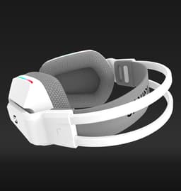 Aqirys Alya White 2.0 – Gaming Headset – Wit – Stereo – Lichtgewicht Headset met Mic — thumbnail 3