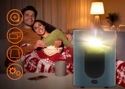 Rollei - Video projector Beamer - 1280 x 720p - PT-1 — thumbnail 5