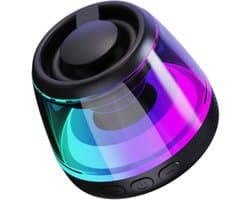 Magnetische Bluetooth Speaker - Draagbare Mini Bluetooth Speaker Met Telefoonhouder - 3.5 Uur Batterijduur & 5W Luidspreker - Met TWS En RGB Verlichting - Ondersteunt TF-Kaart En AUX Invoer - Voor Thuis Kantoor En Onderweg
