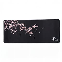 Grote Muismat 80x30 | Gaming Muismat | Zwart | XXL | Antislip | Desktop Mat | Computer Mat | Japanse blossom — thumbnail 3