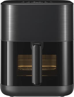 SNJY® Airfryer XXL - Airfryer Dubbel - Heteluchtfriteuse - Airfryer Dubbele Mand - 6L - 50 ℃-230 ℃ - Zwart — thumbnail 1