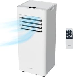 MOA Mobiele Airco - 7.000 BTU - 3-in-1 - Met Afstandbediening - Tot 22m² - Airconditioner met Ontvochtigingsfunctie - Raamafdichtingskit - Wit — thumbnail 1