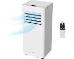 MOA Mobiele Airco - 7.000 BTU - Met Afstandbediening - Tot 22m² - Airconditioner met Ontvochtigingsfunctie - Raamafdichtingskit - Wit