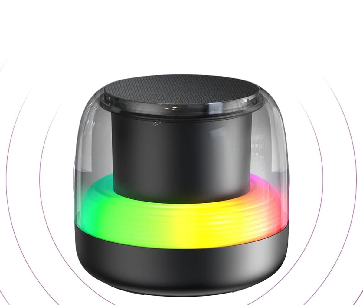 longziming -Draagbare Bluetooth - Mini-luidspreker met ademhalingslichteffecten - Perfect voor kamperen, strand en feestjes — afbeelding 1