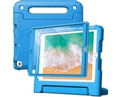 Beschermde Kids hoes voor iPad 9.7 inch met ingebouwde screen protector voor modellen 2018/2017