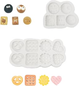 Siliconen wafelvorm inzetstuk voor Airfryer, 9 verschillende patronen, hittebestendig, wafels, chocolade, pleisters — thumbnail 1