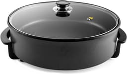 RVV® Partypan -Airfryer -Hapjespan - 1500 W - 40 cm Diameter - Grijs -41 cm x 47 cm x 18 cm — thumbnail 3