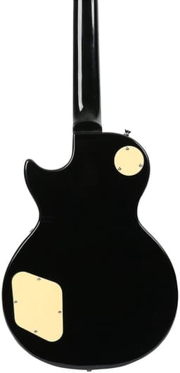 Elektrische Gitaar - Single Cut - Voor Beginners - 2 Humbuckers - Linde Body - Black - Vintage Series — thumbnail 5