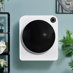 Re-purelife® Compacte Wasdroger met Afvoer voor Kleine Ruimtes - 3 kg Capaciteit - 5 Programma's - Energieklasse G - Geschikt voor Opbouw of Opstelling - Stille Werking - 49x39x59 cm - Wit — thumbnail 6