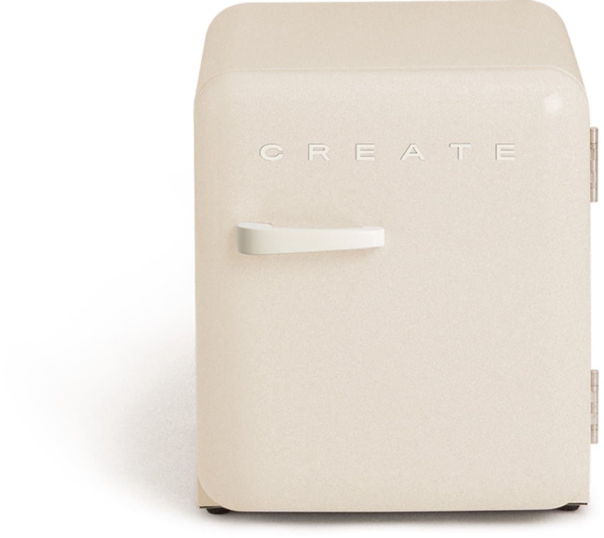 CREATE - Koelkast in retrostijl - Gebroken wit - Handvat Gebroken wit - FRIDGE RETRO 48L — afbeelding 1