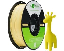 Creality Ultra PLA Filament - Geel - 1,75 mm - 1 kg - Hoge Snelheid 30-300 mm/s - Milieuvriendelijk - Voor de meeste 3D-printers Creality Ender K1, K1C, K2 Plus - 3D-printverbruiksartikelen - Pineapple Yellow - 3D Printer Filament