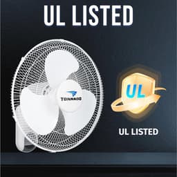 Oscillerende Wandventilator 40,6 cm met Afstandsbediening, Timer en Verstelbare Helling - 3 Snelheden - Ideaal voor Thuis, Slaapkamer en Kantoor — thumbnail 5