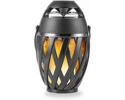 Waterdichte Draadloze Bluetooth Speaker met LED Vlam Effect - Perfect voor Camping, Patio en Verjaardagscadeaus