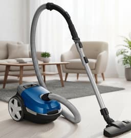 AirMax Pro XD3110 Compacte Stofzuiger met Zak – 900W – 99,9% Stofopname – Allergy Filter (ECARF) – TriActive Mondstuk – Ultra Compact & Stil – Blauw — thumbnail 2