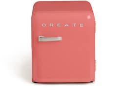 CREATE - Koelkast in retrostijl - Terracotta - Handvat Zilver - FRIDGE RETRO 48L — thumbnail 1