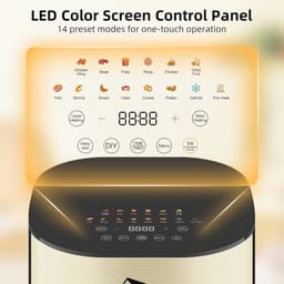 Grote heteluchtfriteuse 5,5 liter met led-touchscreen, 2000 W — thumbnail 7