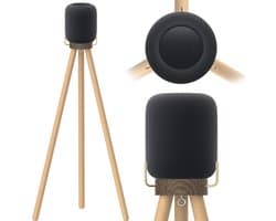 Speaker Stand voor HomePod 2 - Massief Hout, 29,5 inch Hoogte