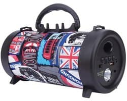 Draadloze Bluetooth-luidspreker met zaklamp en FM-radio