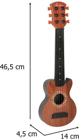 Klassieke gitaar voor kinderen houten 6 snaren 18 inch 46,5 cm — thumbnail 5