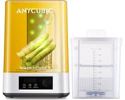Anycubic Wash & Cure 3 – 2-in-1 Resin Was- en Uithardingsstation – Automatische Reiniging & 360° Curing – Voor Resin 3D Prints – Compact, Stil & Veilig – Geschikt voor Water- en IPA-reiniging