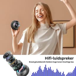 White-Label® Douche Speaker - Draagbare Radio - Bluetooth - Waterdicht — thumbnail 3