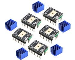 5-Pack Stappenmotor Driver StepStick V1.2 voor 3D Printers - Ultra Stille en Betere Warmteafvoer
