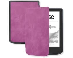 Lunso PocketBook Verse / Verse Pro / Verse Color Slim hard case hoes (6 inch) - sleepcover - Paars