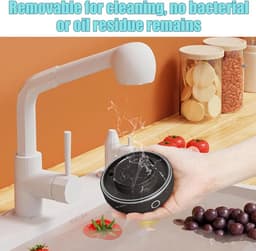 Deze oplaadbare, snoerloze groente- en fruitwasmachine maakt gebruik van OH-ionenreinigingstechnologie en functioneert tevens als voedselsterilisator en -desinfectiemiddel. — thumbnail 3