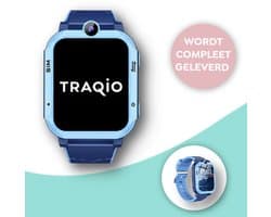 Traqio TRQ05 - GPS horloge kinderen - gps horloge kind - kinderhorloge bellen - gps tracker kinderhorloge - kinderhorloge met gps - kinderhorloge - Kinder smartwatch GPS - GPS horloge school - Blauw