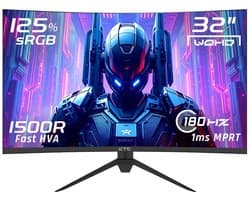Rolu Gaming Monitor – Ultrawide Monitor – Game Monitor – Curved Monitor – 180hz – 32 inch - HDR10 - QHD 2560 x 1440