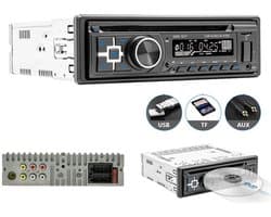 ESSGOO Autoradio met CD speler - Bluetooth - MP3-speler - USB AUX Bluetooth - Handsfree bellen - FM Radio - enkel 1 DIN