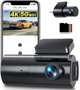 Quvo® Dashcam Voor en Achter - Dashcam - Parkeermonitor - Nachtzicht - Zwart- 5cm x 10cm x 4cm — thumbnail 1