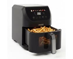 Princess Airfryer XL 182240 - Heteluchtfriteuse - BPA vrij - 5.5 liter - Kijkvenster - Touchscreen - 8 Programma's - Slank Ontwerp - 1500W - Inclusief Grillrek - Zwart - venster