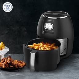 Westinghouse Retro Airfryer - 1500W - Heteluchtfriteuse - 4L - PFAS-Vrij - tot 200 Graden - Tot 4 personen - Zwart — thumbnail 4