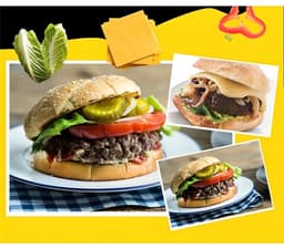 ACEP Ontbijtmaker - 220 V - Rood - Hamburger machine - Hamburgermaker - 800W - Keukenmachine - Contactgrills - Toaster - Sandwich — thumbnail 4