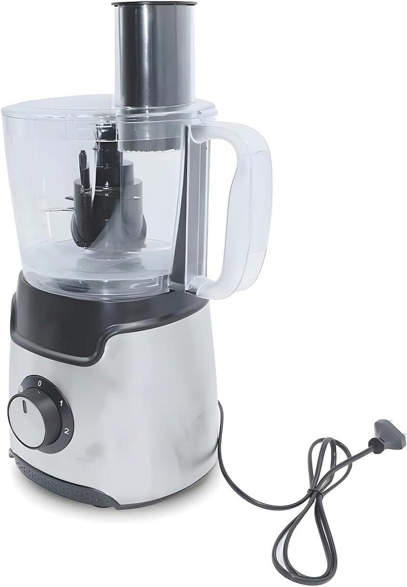Multifunctionele keukenmachine 1,25L - 750W met 7 functies – handmatig snijden, hakken, raspen, kneden en meer — afbeelding 1