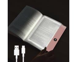 LED Boeklamp met Dimmfunctie en Timer - Oplaadbare Leeskleur in 3 Kleuren voor Bed