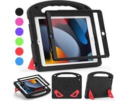 Kinderhoesje met Schermbeschermer voor iPad 10.2 inch - Schokbestendige, Kindvriendelijke Beschermhoes