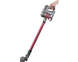 Hausberg HB-2028RS Draadloze Steelstofzuiger 28 V | 0,4 L Zakloze Vacuüm Stofzuiger | 2 Snelheden & HEPA-Filter – Lichtgewicht 2-in-1 Stofzuiger
