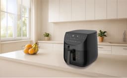 MEDION X20 XL Heteluchtfriteuse (6,6 L, 5 vleesprogramma’s met kerntemperatuursonde, stille DC-motor 1.700 W, 10 programma’s, PFAS-vrij, ILAG coating) — thumbnail 17