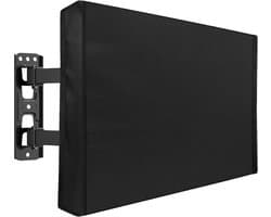 Buitenhoes voor tv 40-43 inch, tv-schermbeschermer, waterdichte en weerbestendige hoes voor plat scherm (39,5''B x 25''H), 210D-stof, zwart